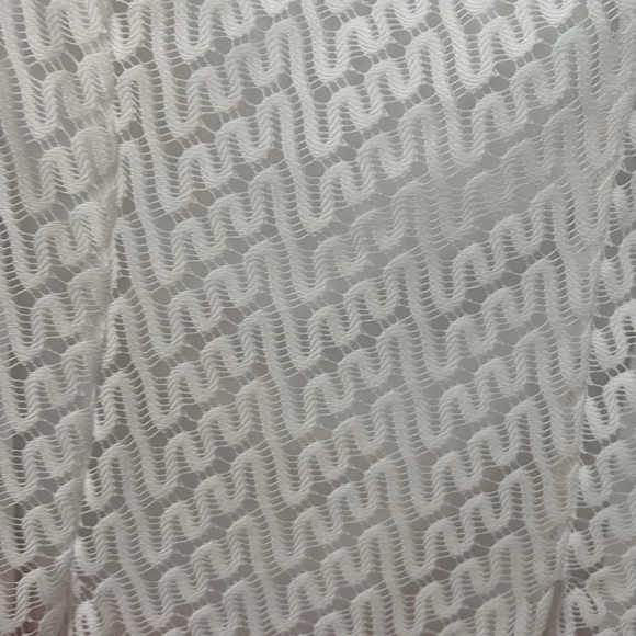 Women’s Plus Size Madison Leigh Dress, 16, White/Pink/Peach, Spring Dress - Picture 3 of 9